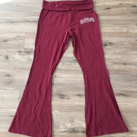 Harvard University Maroon Flared Bottoms - Picture 1 of 3